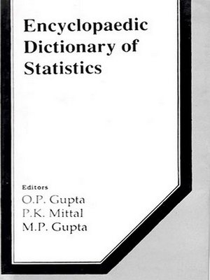cover image of Encyclopaedic Dictionary of Statistics Volume-2